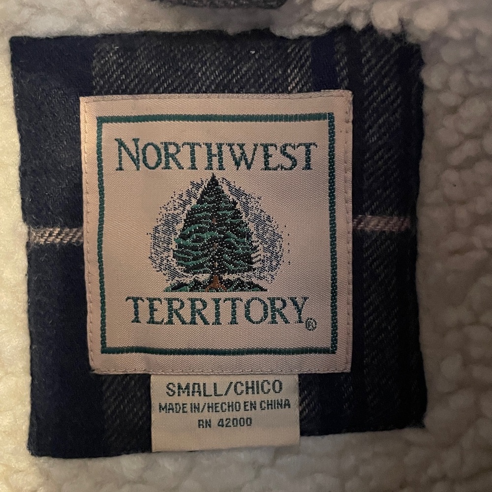 Northwest Territory Men's Plaid Zip-Up Jacket - Navy and gray - Picture 4 of 6